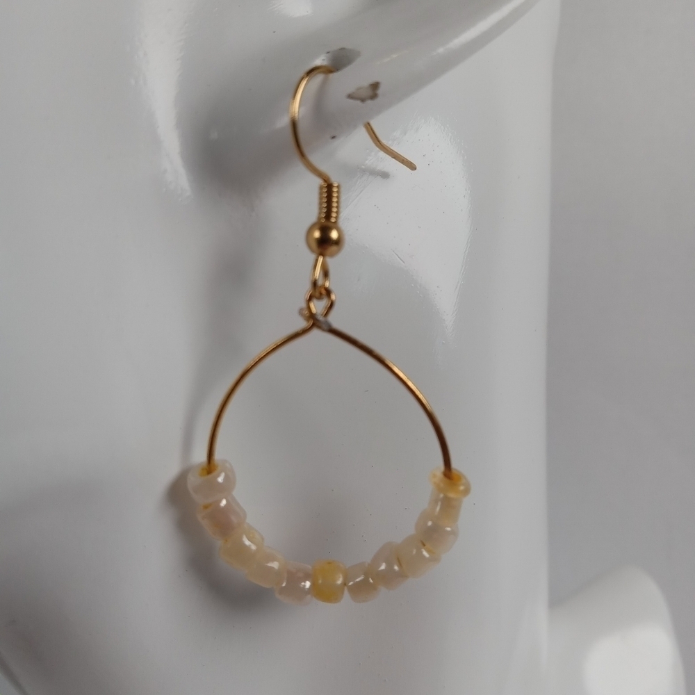 5/$25 Beaded exposed hoops